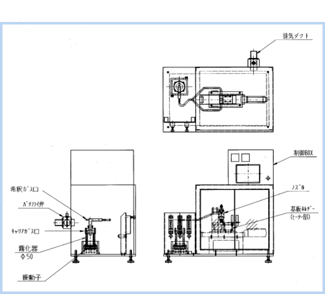 ミストCVD装置の図面例